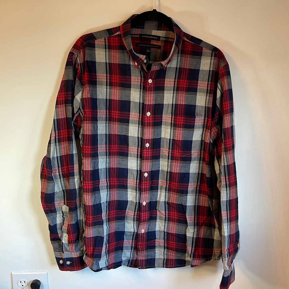 Men’s banana republic button down